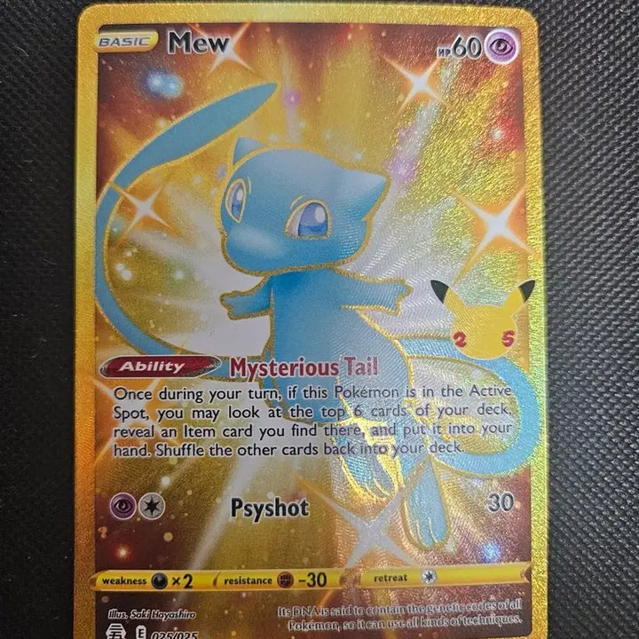 [BUNJANG] Pokemon Card 25th Anniversary M [UR] North American Edition / 포켓몬 카드 25주년 뮤 ur 북미판 (상태좋음)  팝니다