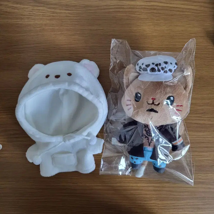 [BUNJANG] One Piece Trafalgar Law Cat Nui Cat Eye Mask Plush Keychain Goods Withcat / 원피스 트라팔가 로우 네코 누이 고양이 안대 인형키링 굿즈 withcat