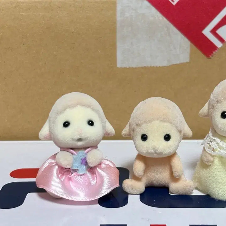 [BUNJANG] Sylvanian Families 1999 Pink Sheep Set Fan Club Special Edition Vintage / 실바니안 1999년 핑크양 세트 팬클럽 특전 올드