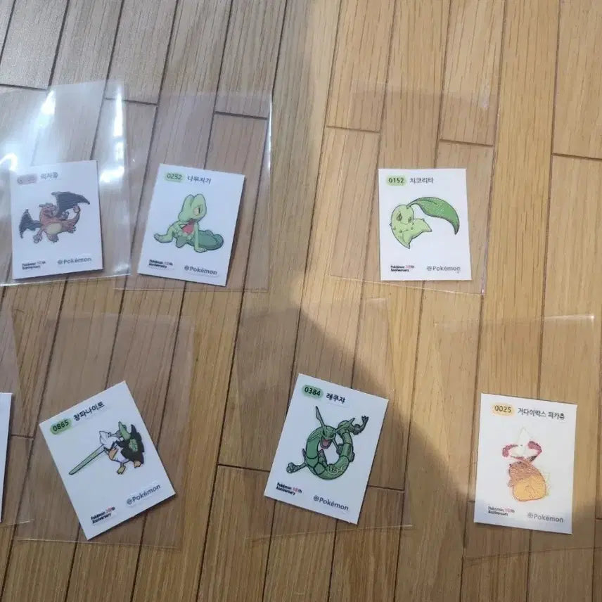 [BUNJANG] Pokemon Stickers 20-Piece Bundle Set / 포켓몬 띠부씰 20장 일괄