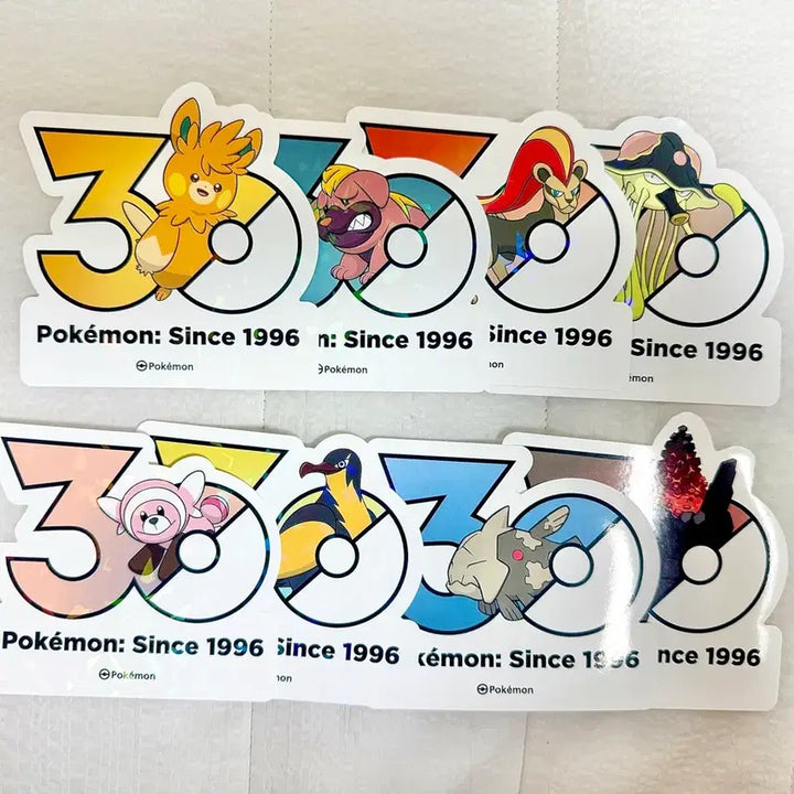 [BUNJANG] Pawmot Pokemon 30th Anniversary Logo Sticker / 원가양도) 빠르모트 포켓몬 30주년 로고스티커 전기쥐 빠모