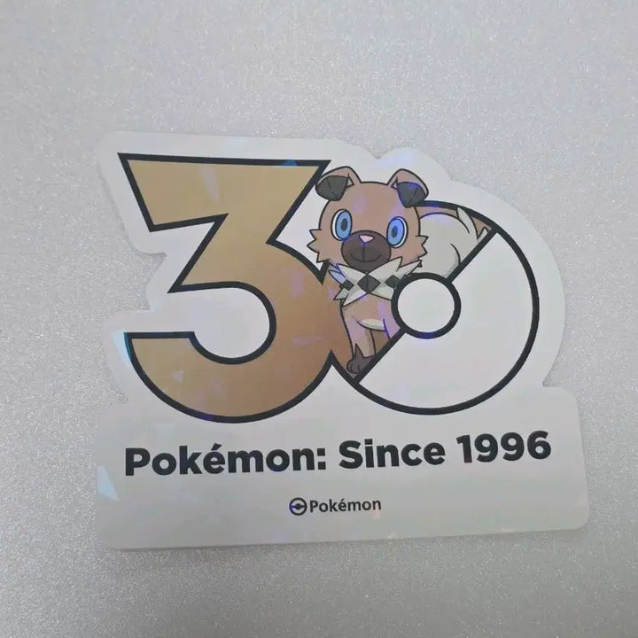 [BUNJANG] Pokemon 30th Anniversary Logo Sticker - &