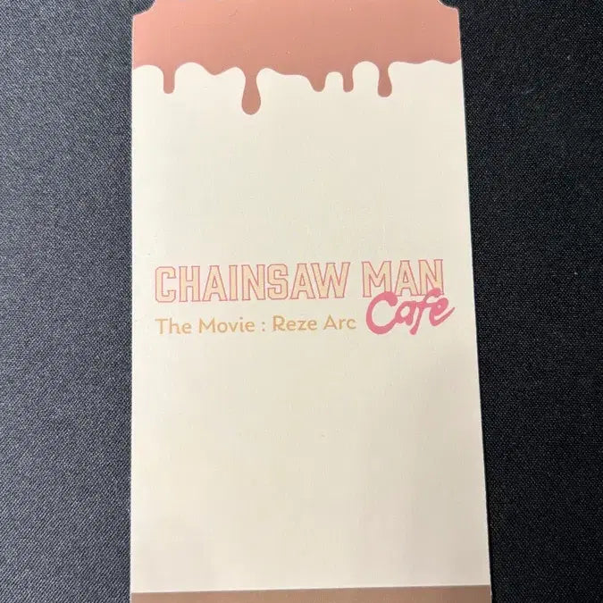 [BUNJANG] Chainsaw Man Collaboration Cafe Original Ticket Makima / 체인소맨 콜라보 카페 MD 오리지널 티켓 마키마