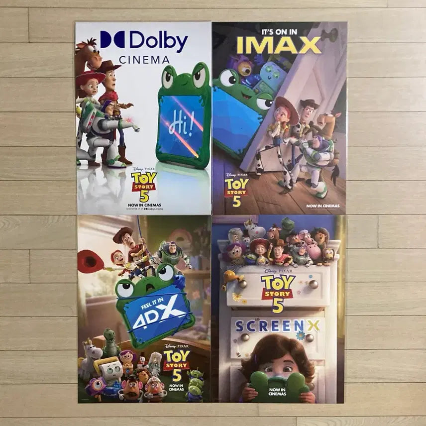 [BUNJANG] Toy Story 5 Ticket, Art Card, Poster Set / [토이스토리5] TTT/오리지널티켓/아트카드/포스터