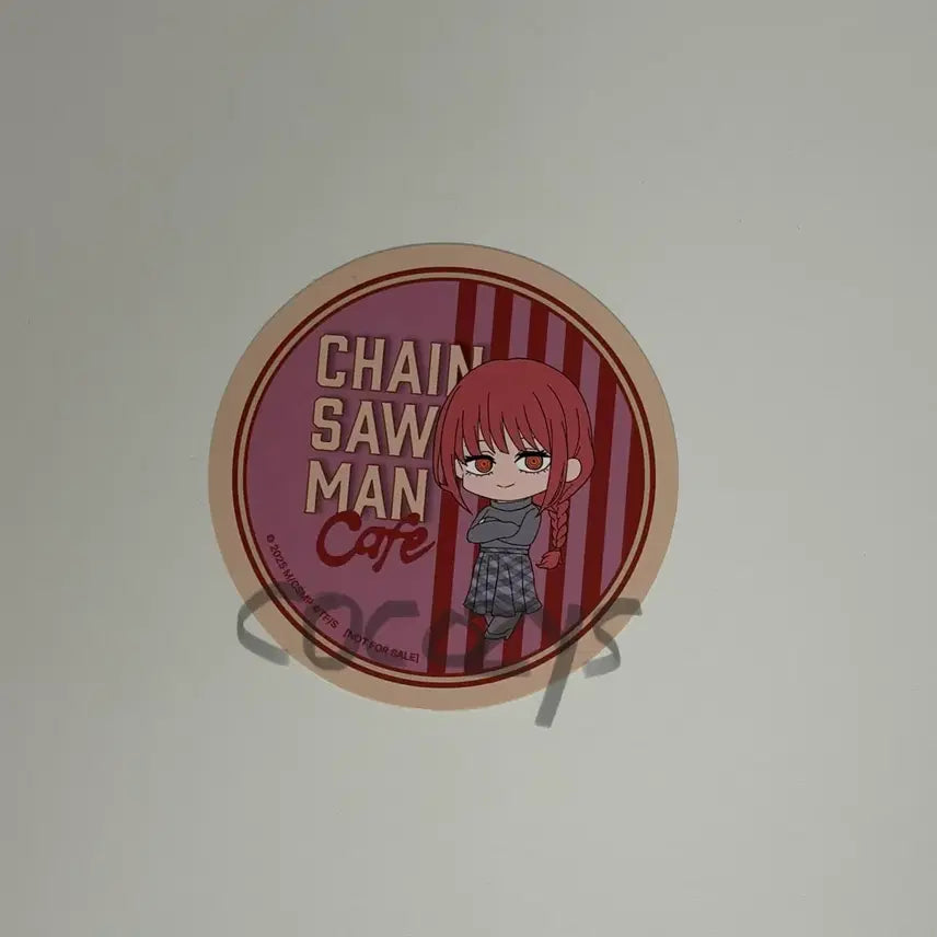 [BUNJANG] Chainsaw Man Collaboration Cafe Exclusive Coaster Makima / 체인소맨 콜라보 카페 특전 코스터 마키마