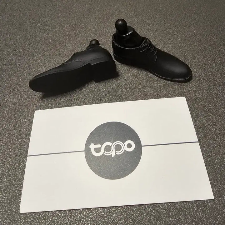 [BUNJANG] TOPO 12-Inch Figure Suit Shoes (Batman Wayne) / TOPO 토포 12인치 피규어 정장구두(배트맨 웨인)