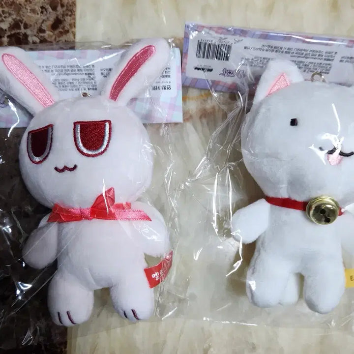 [BUNJANG] Moonlight Angel Mellony &amp; Tarte Doll Keychain Bundle Set Official Goods / 달빛천사 멜로니 타토 인형 키링 오마케 공식 굿즈 일괄