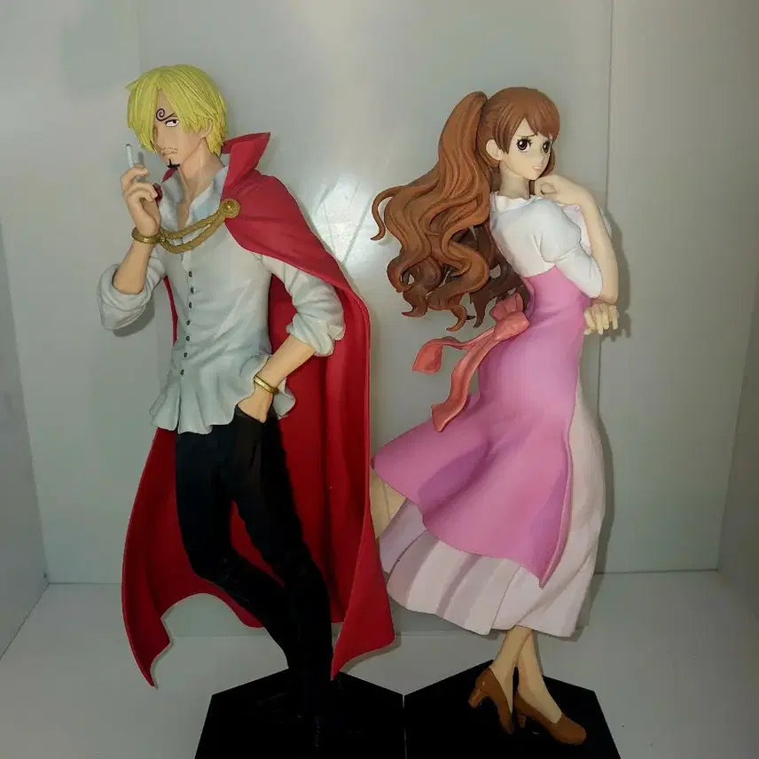 [BUNJANG] Banpresto One Piece Glitter Sanji &amp; Charlotte Pudding Figure Set / 반프레스토 원피스 글리터 상디&amp;샬롯푸딩 셋트피규어