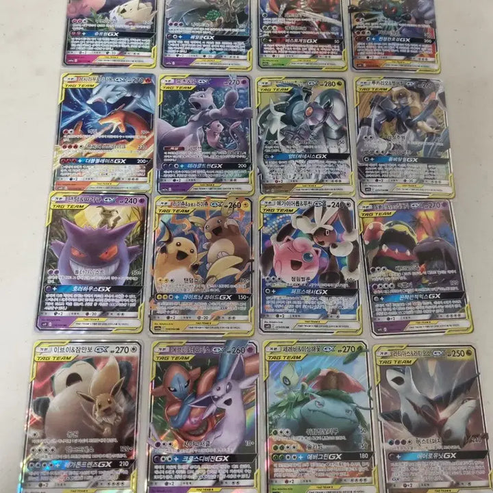 [BUNJANG] Pokemon Tag Team 16 Card Set / 포켓몬카드 테그팀  16종(A급) 7/15까지만 25에 판매