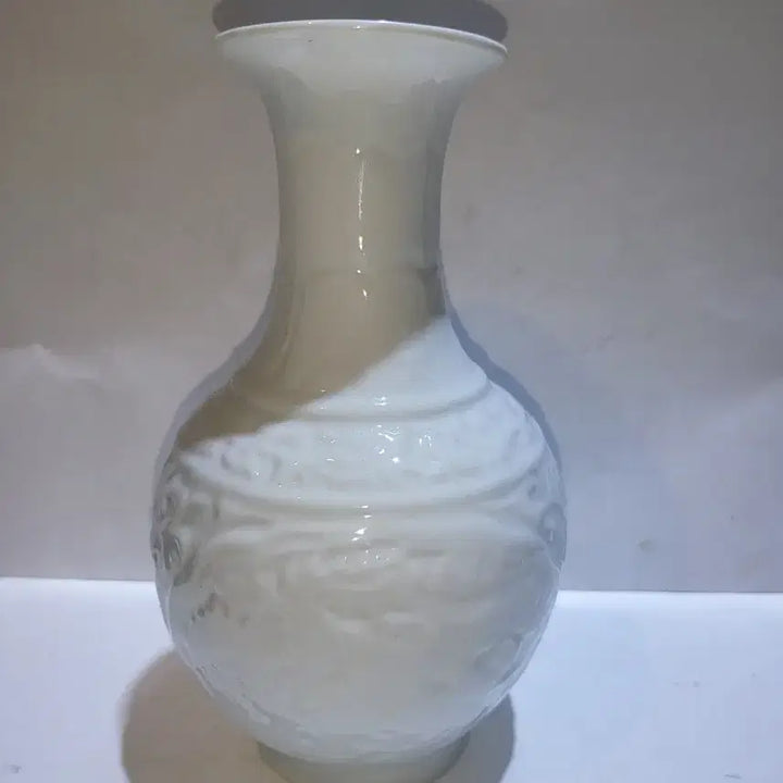 [BUNJANG] Chinese Celadon Vase with Dragon Motif / 첨백유 도자기