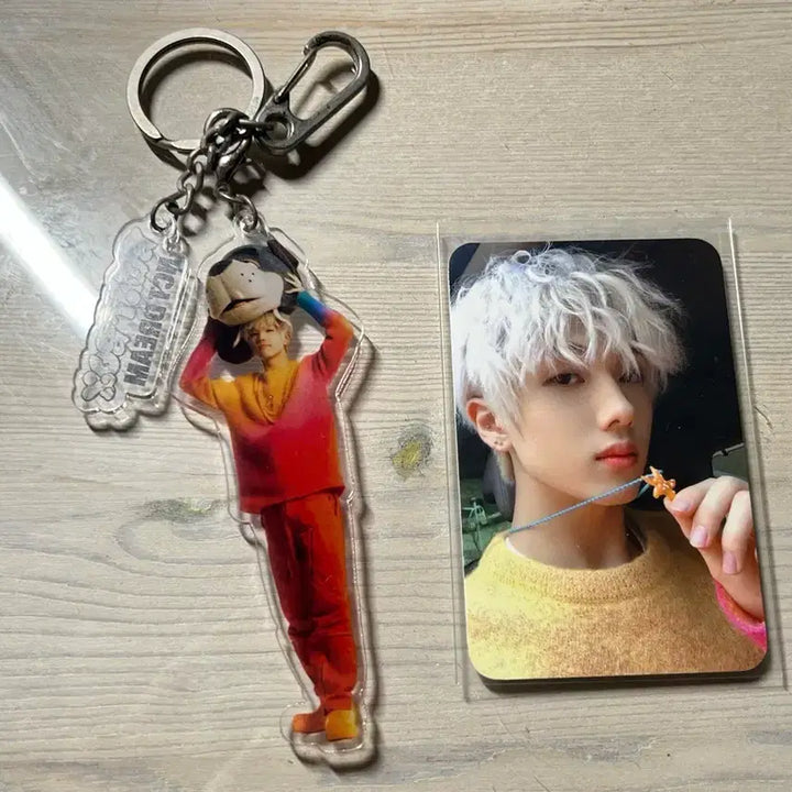 [BUNJANG] NCT Jisung Beatbox Acrylic Keyring &amp; Photocard / 엔시티 지성 비트박스 키링&amp;포카
