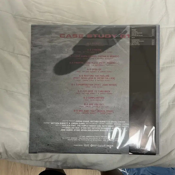 [BUNJANG] Daniel Caesar Case Study 01 1LP Vinyl / 다니엘 시저 case study 01