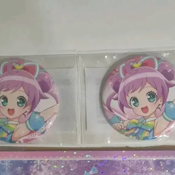 [BUNJANG] PriPara Lala 10th Anniversary Starpara Memorial Postcard POB Badge Set / 프리파라 라라 10주년 4탄 쿠지 뱃지