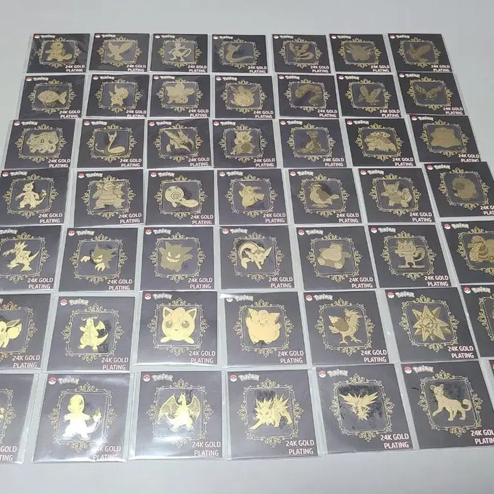 [BUNJANG] Pokemon 24K Gold Cards Bundle Set (49 pcs) / 포켓몬 24K 골드 판매합니다.