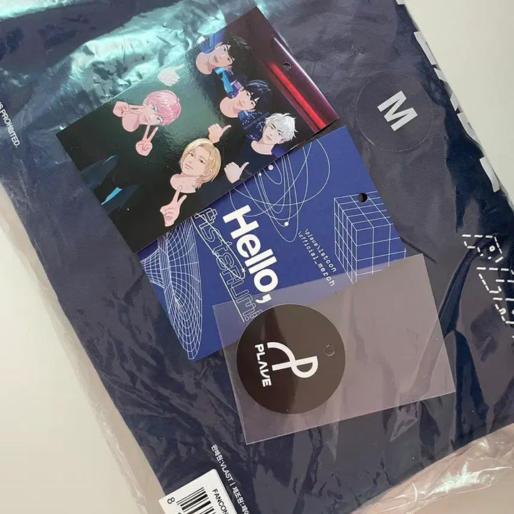 [BUNJANG] PLAVE Fan Concert T-Shirt Blue M / 플레이브 팬콘 티셔츠 블루 M