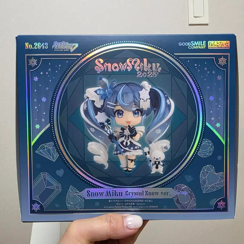 [BUNJANG] Good Smile Company Snow Miku 2025 Nendoroid 2643 Crystal Snow Ver. / 하츠네 미쿠 2025 유키미쿠 넨도로이드 2643