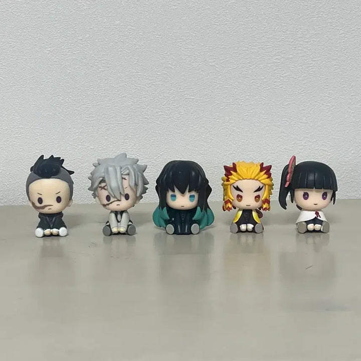 [BUNJANG] Demon Slayer: Kimetsu no Yaiba Petatto Wind-up Gacha 5-piece Bundle Set / 귀멸의칼날 페탓토 태엽가챠 5종 일괄
