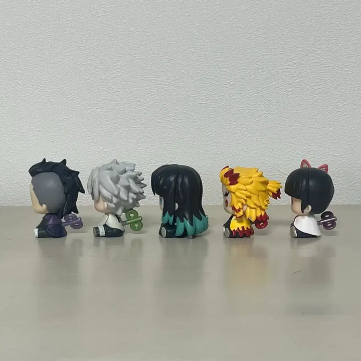 [BUNJANG] Demon Slayer: Kimetsu no Yaiba Petatto Wind-up Gacha 5-piece Bundle Set / 귀멸의칼날 페탓토 태엽가챠 5종 일괄