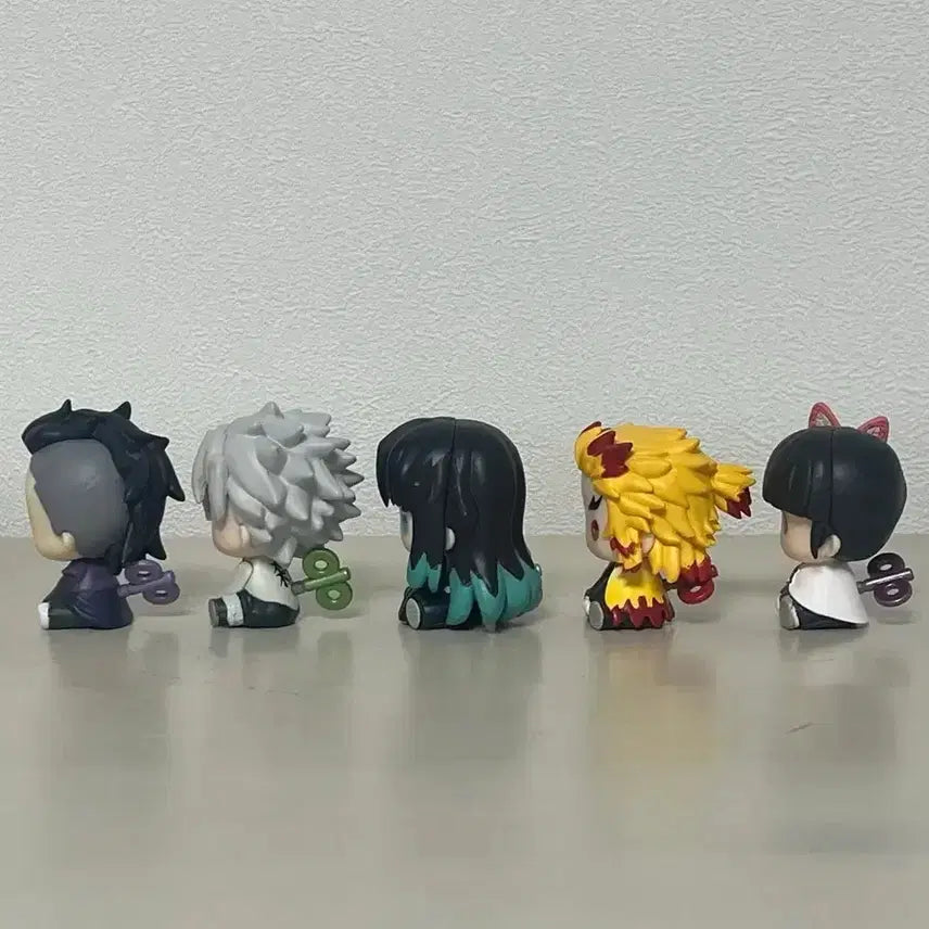 [BUNJANG] Demon Slayer: Kimetsu no Yaiba Petatto Wind-up Gacha 5-piece Bundle Set / 귀멸의칼날 페탓토 태엽가챠 5종 일괄