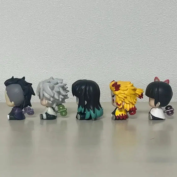 [BUNJANG] Demon Slayer: Kimetsu no Yaiba Petatto Wind-up Gacha 5-piece Bundle Set / 귀멸의칼날 페탓토 태엽가챠 5종 일괄