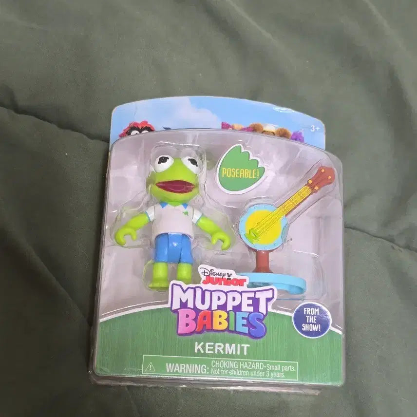 [BUNJANG] Disney Junior Muppet Babies Kermit Action Figure / 디즈니 주니어 머펫 베이비 커밋 피규어