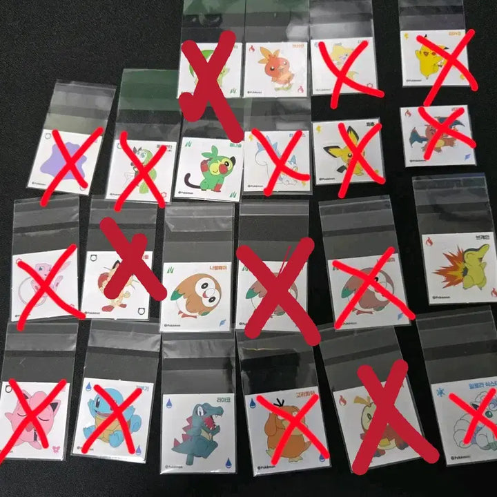 [BUNJANG] Damter Kombucha Pokemon Stickers (Tteu-Tteu-Seal) / 담터 콤부차 포켓몬 스티커 콤부차 띠부씰 팝니다.