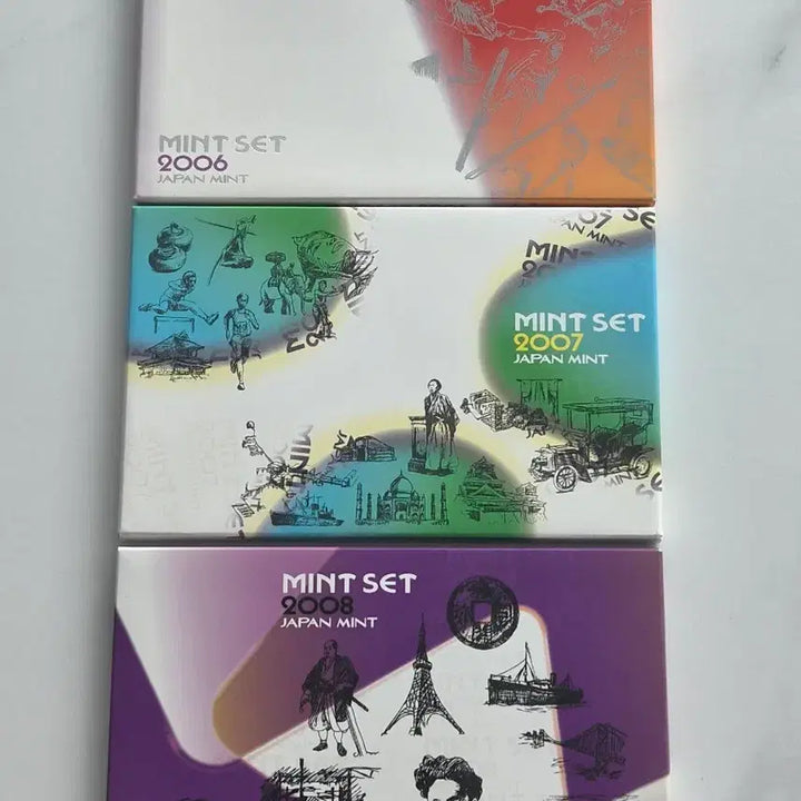 [BUNJANG] Japanese Coin Mint Sets 2006, 2007, 2008 / [일본 조폐국] 일본 현행 주화 민트세트 3종 일괄판매 2006 2007 2008