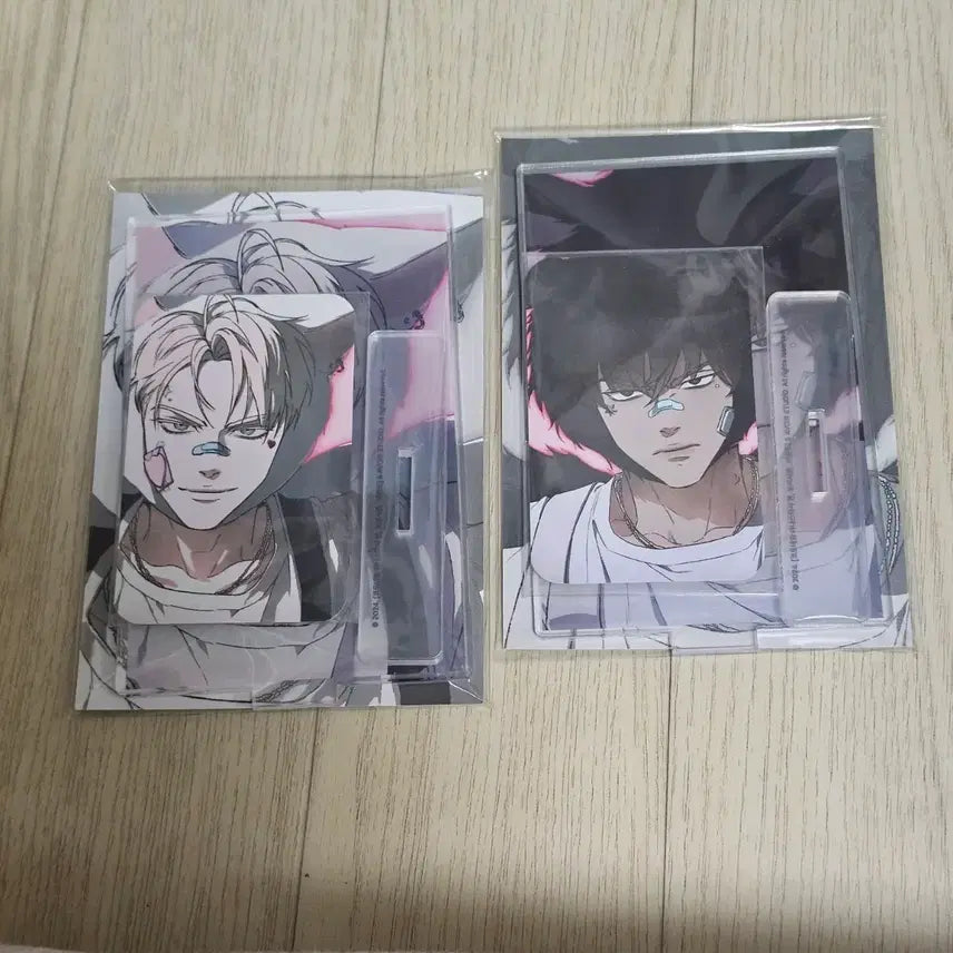 [BUNJANG] Code Name Anastasia Anya Zev Tacky Acrylic Stand + Photocard Bundle Set / 코드아나 제택 아크릴 포토카드 포함 미개봉