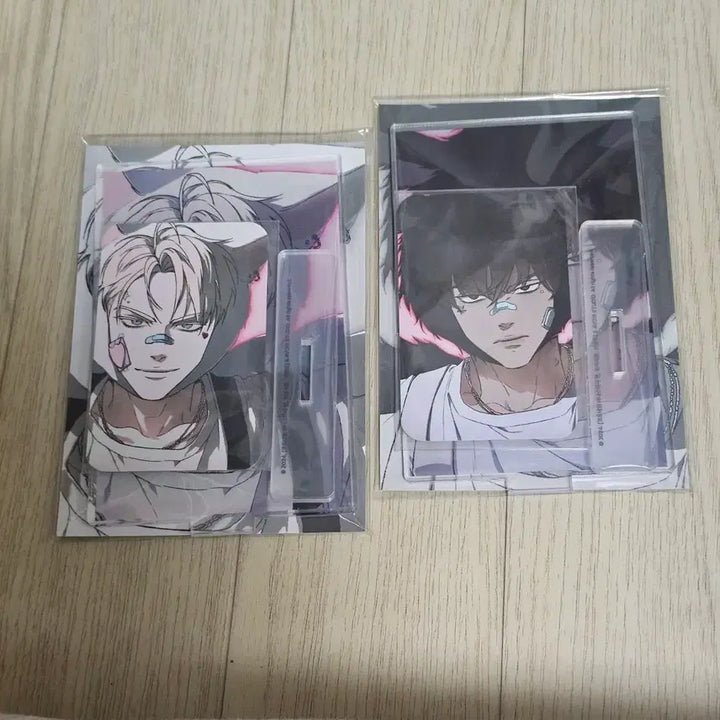 [BUNJANG] Code Name Anastasia Anya Zev Tacky Acrylic Stand + Photocard Bundle Set / 코드아나 제택 아크릴 포토카드 포함 미개봉