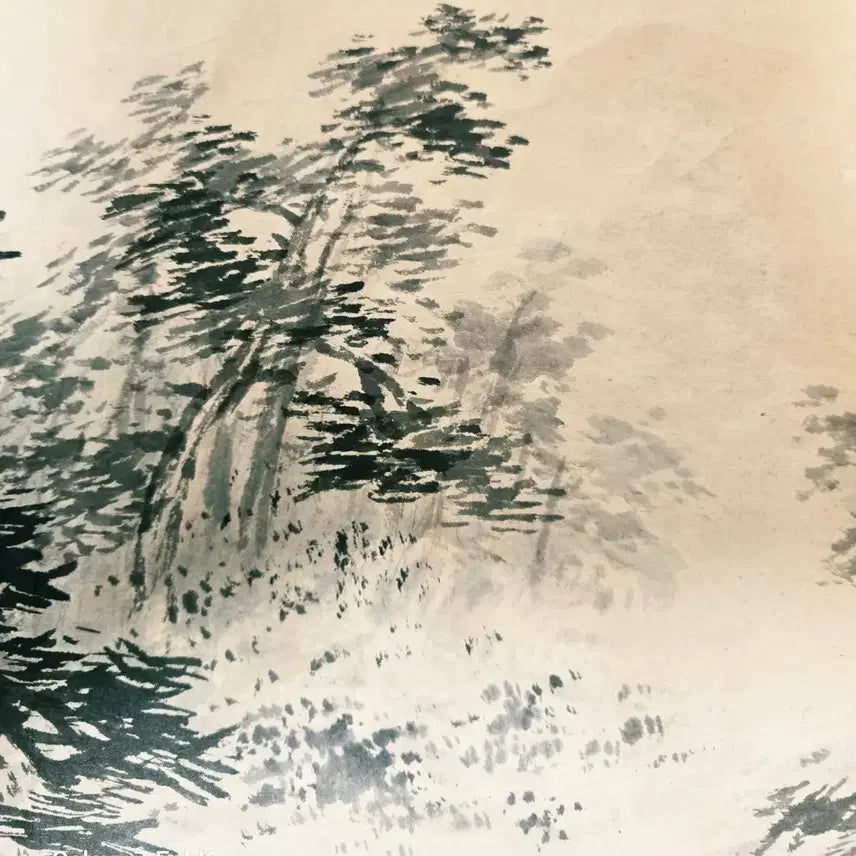 [BUNJANG] Woo Nam Lee Ok Seong Original Ink Wash Landscape Painting (Nam Nong Heo Geon Disciple) / 우남 이옥성 화백의 귀한 원화 수묵산수화(남농허건선생) 수제자