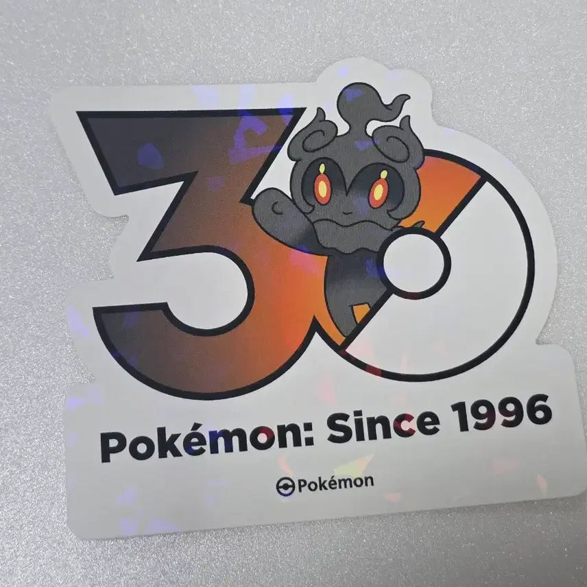 [BUNJANG] Pokemon 30th Anniversary Logo Sticker - Marshadow / 포켓몬 성수 30주년 로고 스티커 마샤도