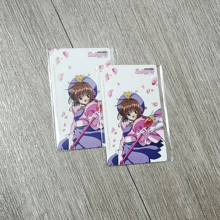 [BUNJANG] Cardcaptor Sakura Movie Special Edition Card Cover Sticker Set / 2장일괄) 카드캡터체리 극장판 4주차 특전 카드 커버 스티커