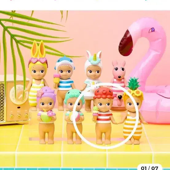 [BUNJANG] Sonny Angel Summer Vacation Ice Cream Cone (Sealed) / [미개봉]소니엔젤 썸머베케이션-반바지증정