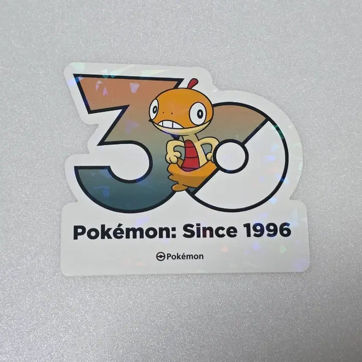 [BUNJANG] Pokemon 30th Anniversary Gonyooleng Logo Sticker / 포켓몬 성수 30주년 로고 스티커 곤율랭