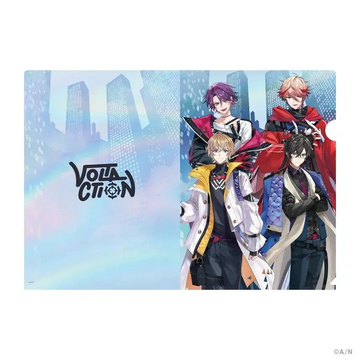 [BUNJANG] Nijisanji Voltexion 3rd Anniversary Aurora Clear File Hibari Seraph Kanato Akira / 니지산지 볼택션 3주년 오로라 클리어 파일 히바리 세라프 카나토 아키라