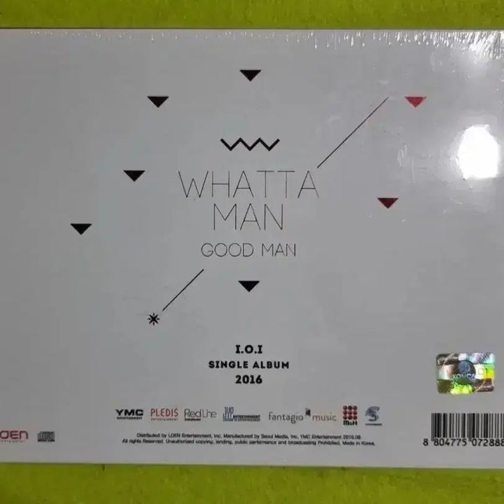 [BUNJANG] I.O.I WHATTAM MAN First Press Sealed CD / 아이오아이.왓트맨 CD.초판미개봉.