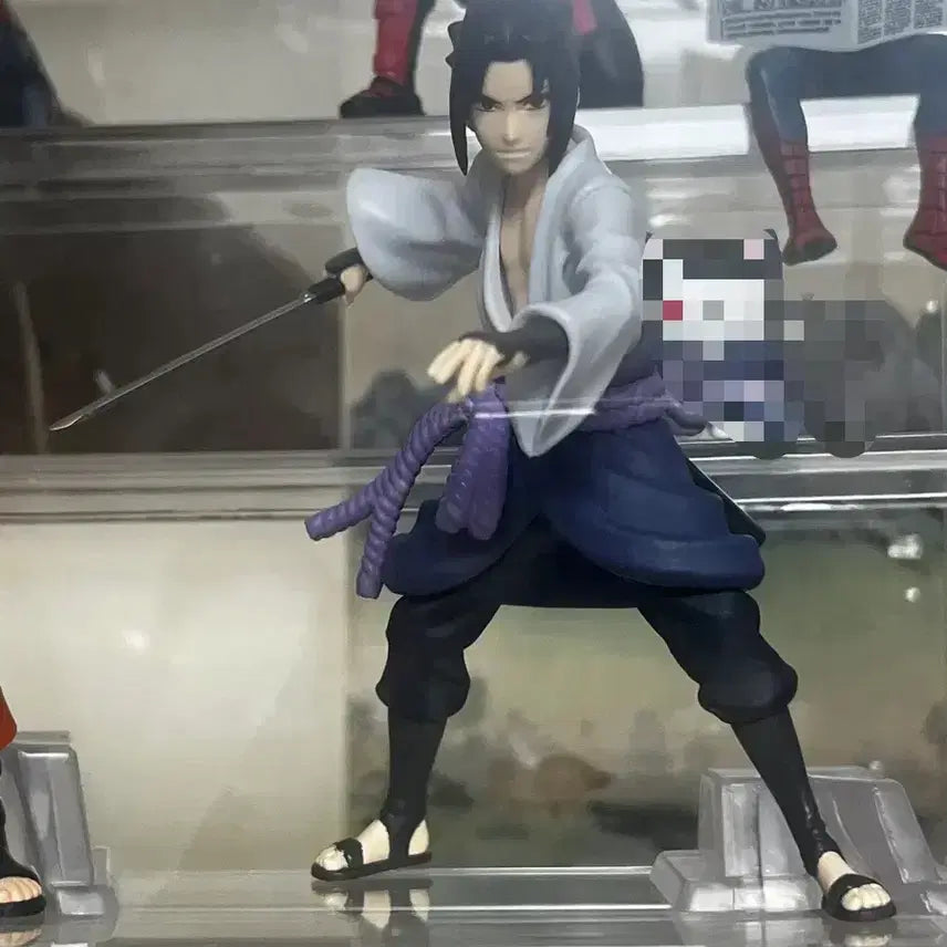 [BUNJANG] Megahouse Megacat + Figuno Naruto Figure Set / 나루토 사스케 피규노 피규어 세트