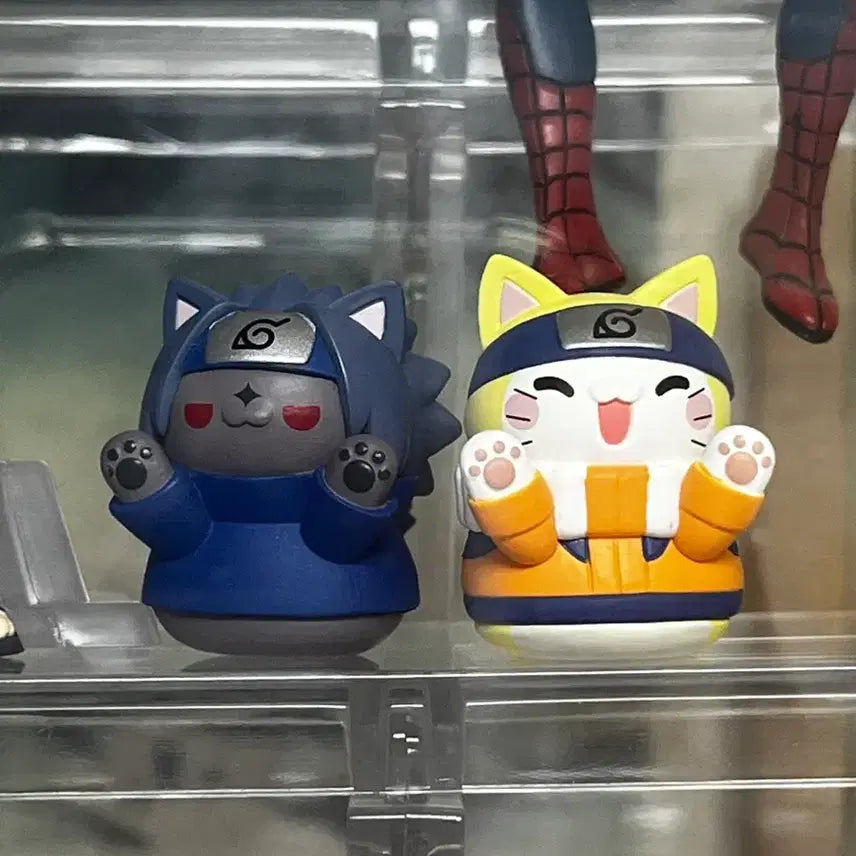[BUNJANG] Megahouse Megacat + Figuno Naruto Figure Set / 나루토 사스케 피규노 피규어 세트