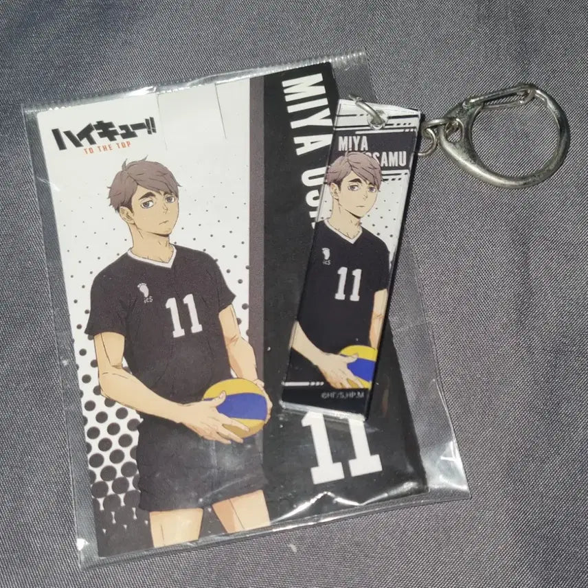 [BUNJANG] Haikyuu Inarizaki Miya Osamu Keyring &amp; Magnet Set / 하이큐 이나리자키 미야 오사무 키링 마그넷