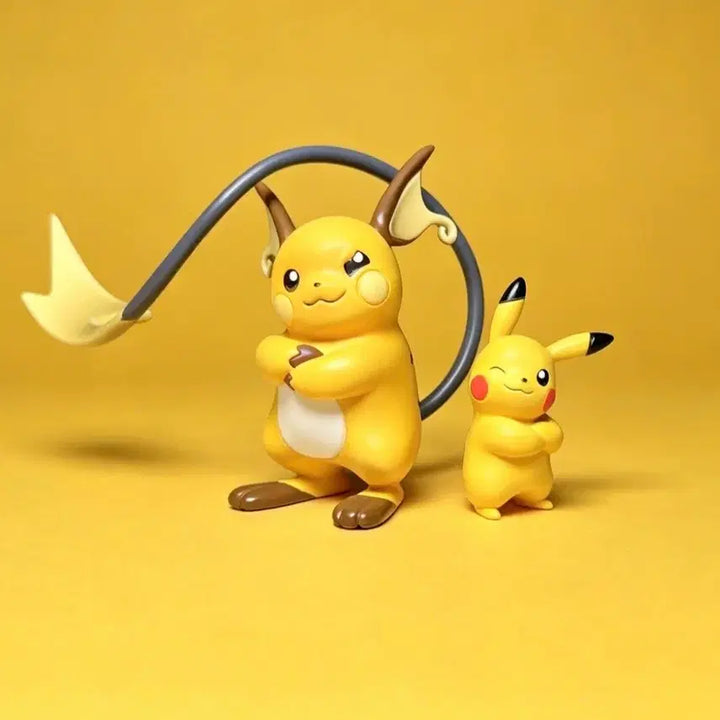 [BUNJANG] Pokemon Scale 1:20 Resin Figure Pikachu &amp; Raichu Set / 포켓몬 스케일 1:20 레진 피규어 피카츄 라이츄