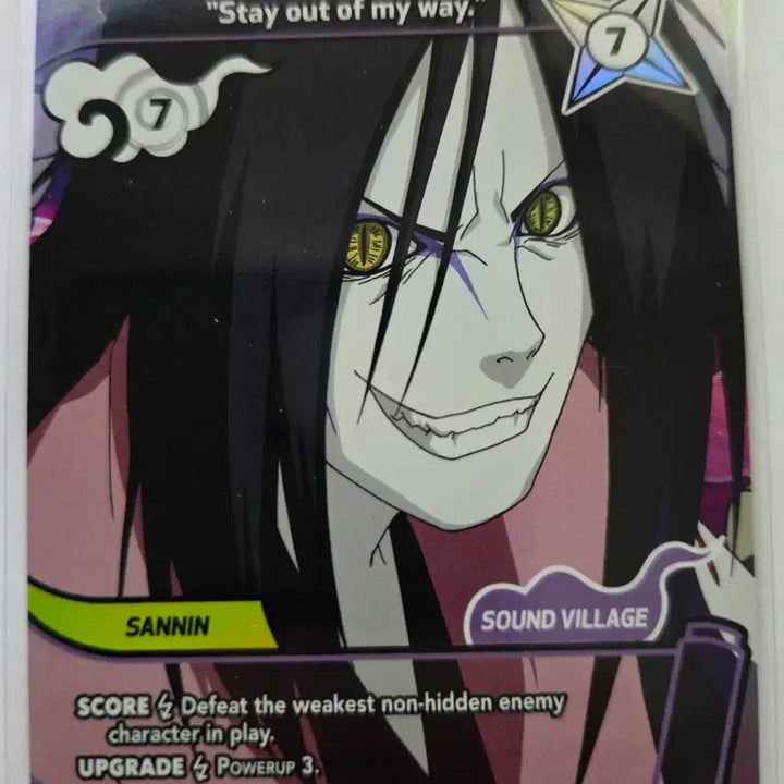 [BUNJANG] Naruto Mythos TCG Season 2 Orochimaru R 126/130 / 오로치마루 R 126/130 시즌2 나루토 Mythos TCG