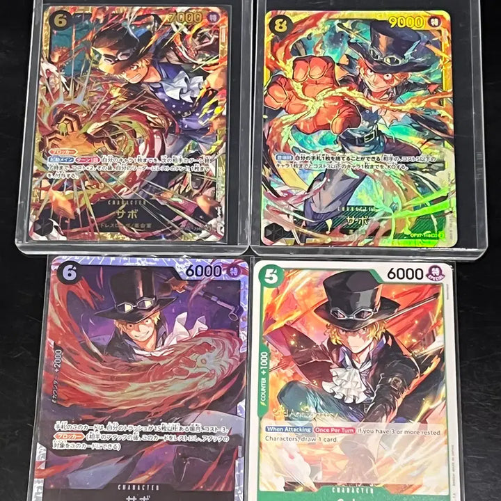 [BUNJANG] One Piece Sabo SEC Cards (2 pcs) - 2nd Anniversary Promo / SR 4 Types Bundle Set / 원피스 &