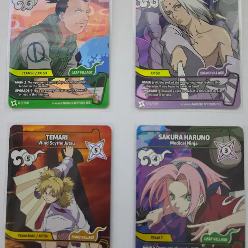 [BUNJANG] Naruto Mythos TCG Season 2 R Cards / 나루토 Mythos TCG 시즌2 R 카드 판매