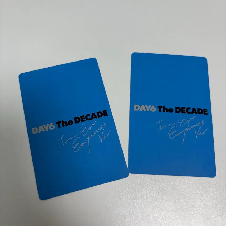 [BUNJANG] DAY6 Dowoon In-Ear Album Photocard 2 Types Bundle Set / [DAY6] 데이식스 인이어앨범 도운포카 2종 일괄판매