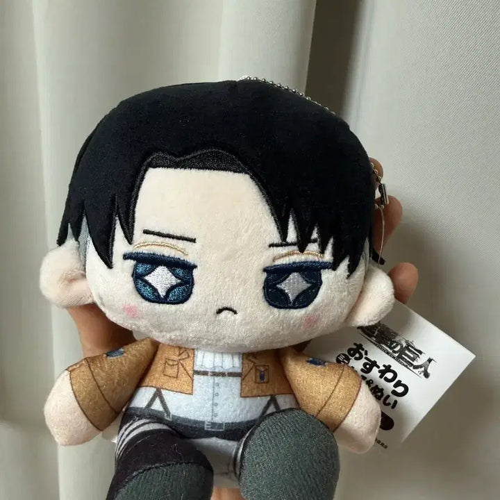 [BUNJANG] Attack on Titan Levi Otsuwari Tappunui Plush / 진격의 거인 미니 오쓰와리 타피누이 리바이