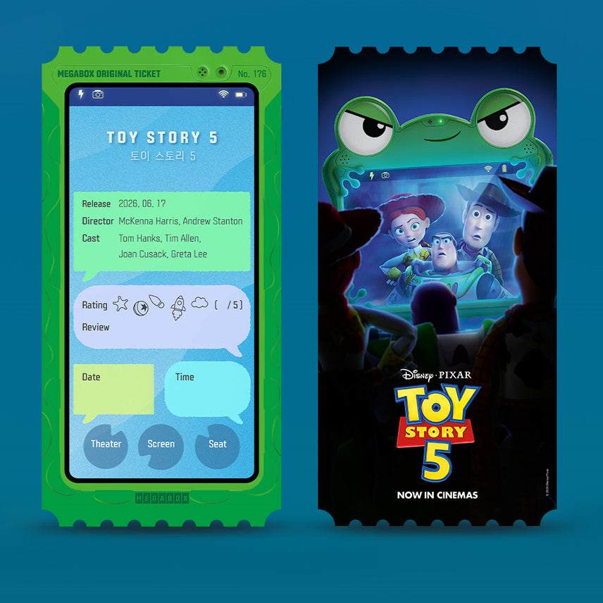 [BUNJANG] Toy Story 5 Original Ticket No. 176 / 토이스토리5 오리지널 티켓 No.176