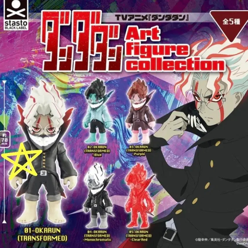 [BUNJANG] Dandadan Okkarun Art Figure Collection Gacha (Transformed) / 단다단 변신 오카룽 아트 피규어 컬렉션 가챠