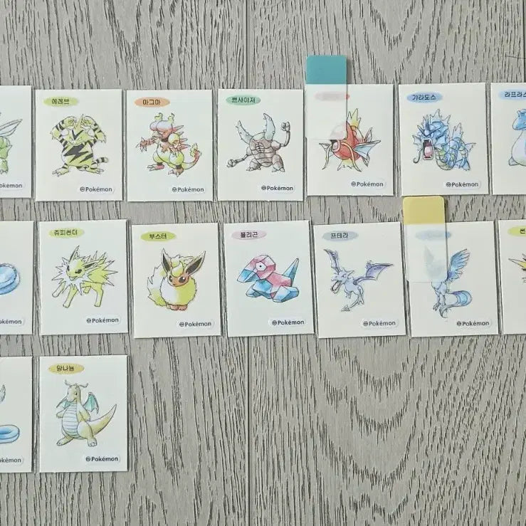 [BUNJANG] Artwork 84 Types Ttibusseal + Sealed Bulbasaur Ttibusseal Book / 아트워크 띠부씰 84종 + (미개봉)이상해꽃 띠부씰북