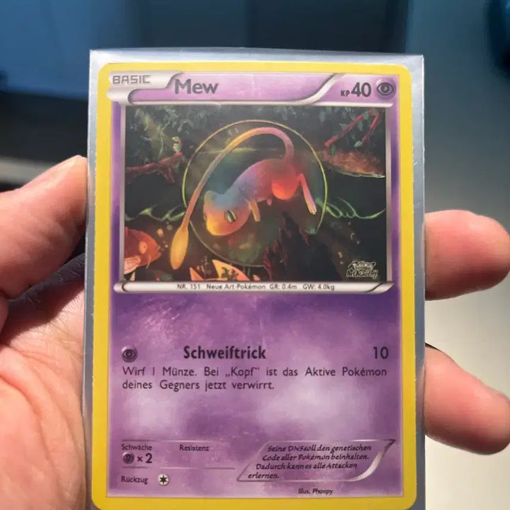 [BUNJANG] Mew Fan-Made Pokémon Card / 포켓몬카드 뮤 희귀카드 팬메이드 제작 카드