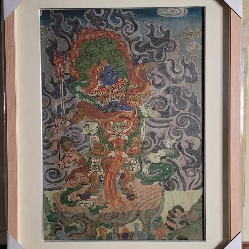 [BUNJANG] Joseon Dynasty Buddhist Painting Framed Art / 조선시대 불교미술 탱화 그림액자